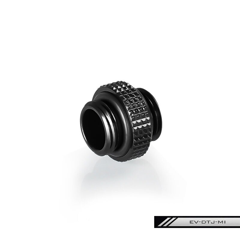 5mm 10mm G1/4 Thread Male to Male Extend Adapter Fitting Chromed Black M to M