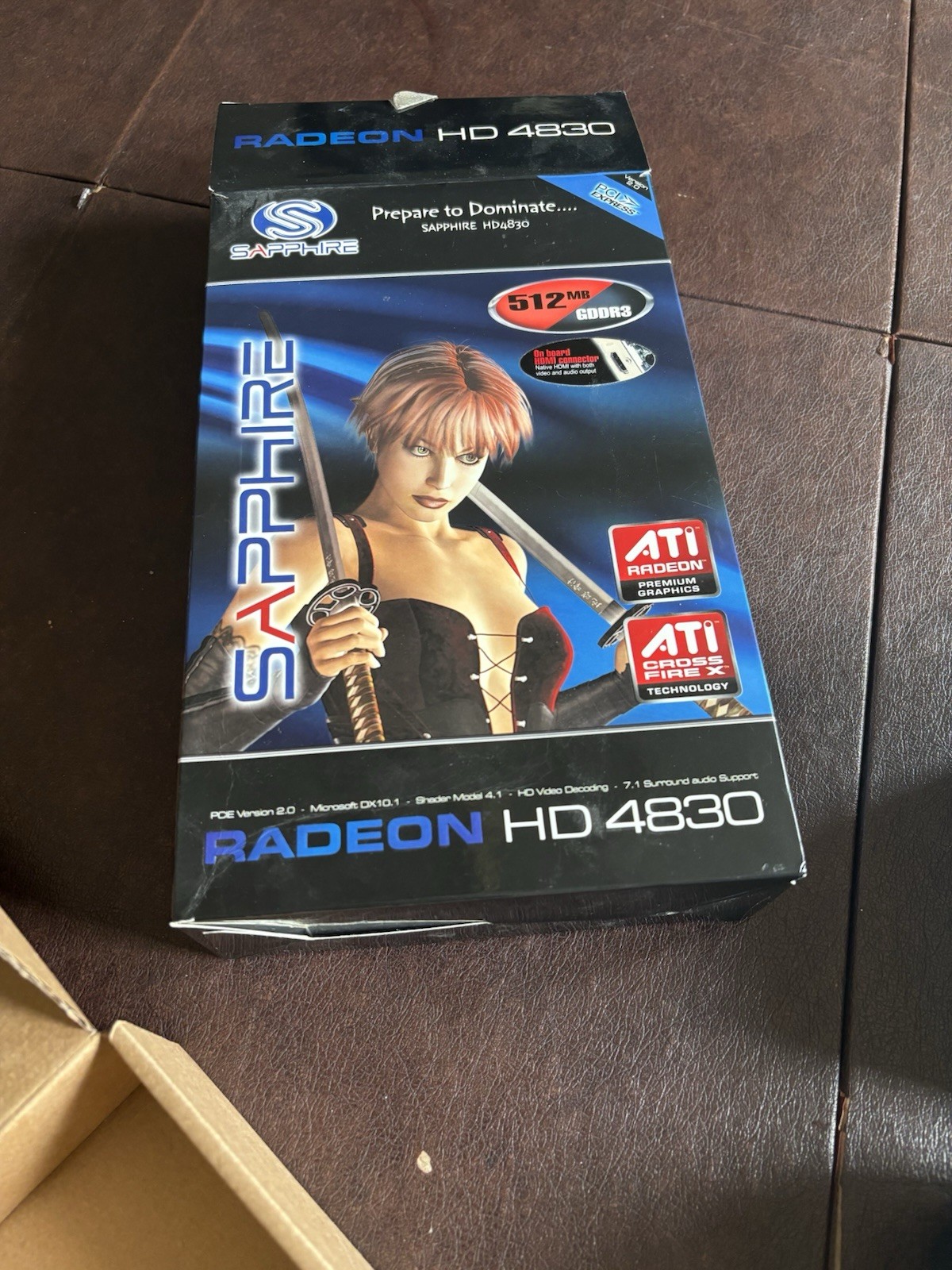 ATI Radeon HD 4830 512 MB GDDR3 PCI-E Video Graphics Card