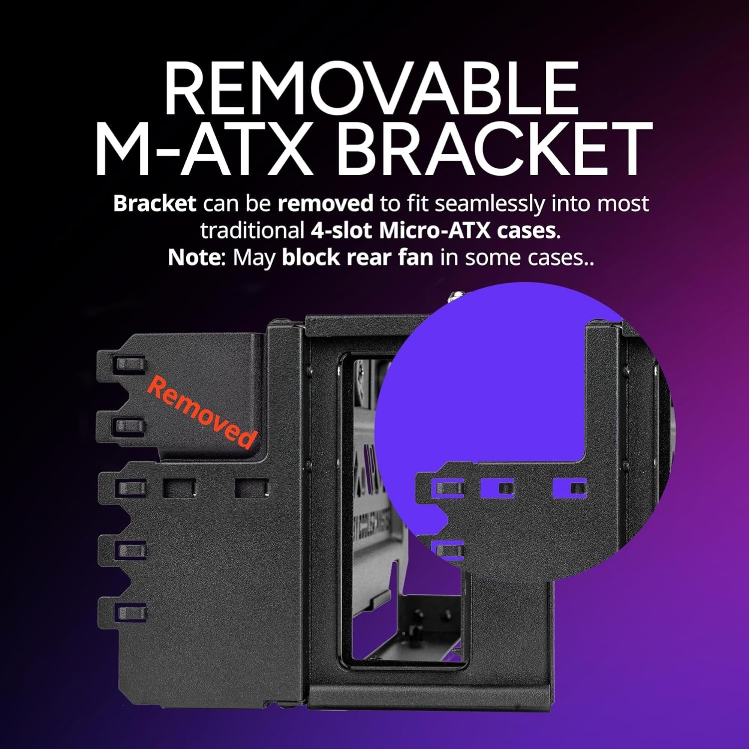 Versatile Vertical GPU Bracket – SGCC Steel Material