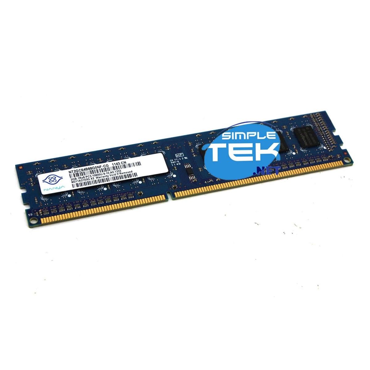 Nanya NT4GC64B8HG0NF-CG 4GB DDR3 1333MHZ DIMM Desktop Memory RAM Module