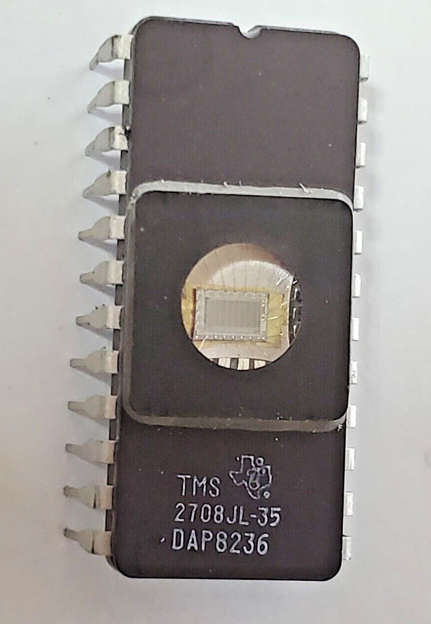 1 pc TI Texas instruments 2708JL-35 Eprom 2708 UVPROM 24 pin Ceramic package