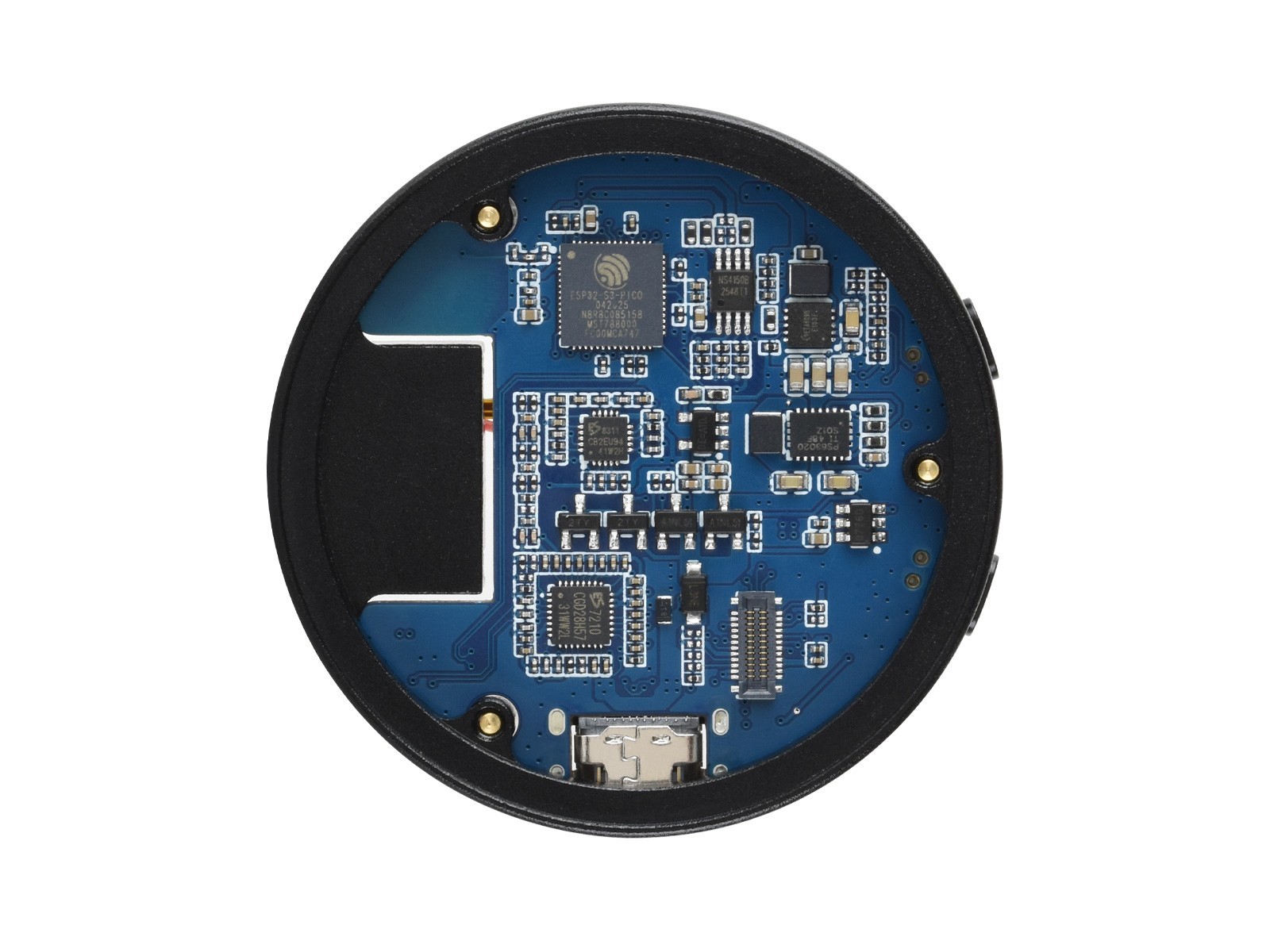 Waveshare ESP32-S3 1.43inch AMOLED Round Touch Display Development Board