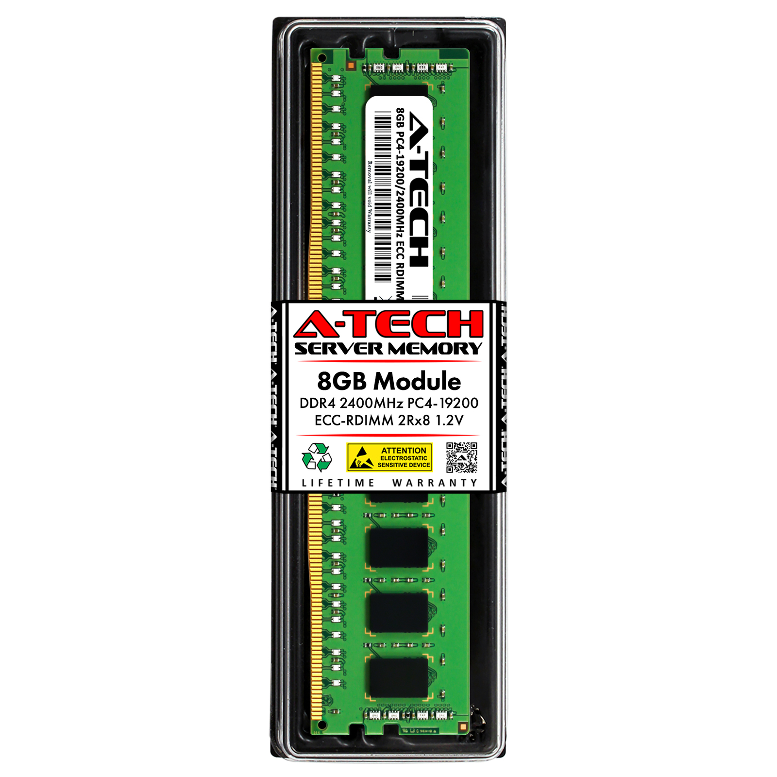 8GB 2Rx8 PC4-2400 RDIMM ASUS RS520-E8-RS12-E RS700-E8-RS8 V2 Memory RAM