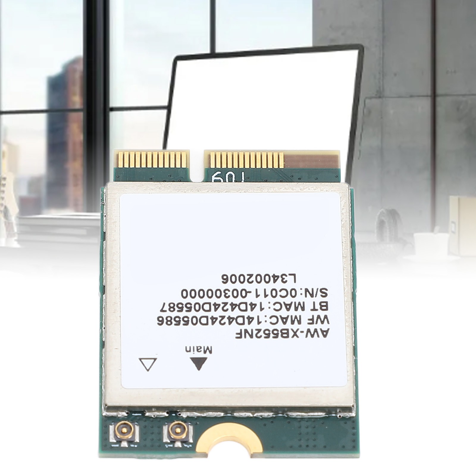 MT7902 Wireless Network Card Module 2400Mbps 2.4GHz 5GHz 6GHz Band Blue HOFA