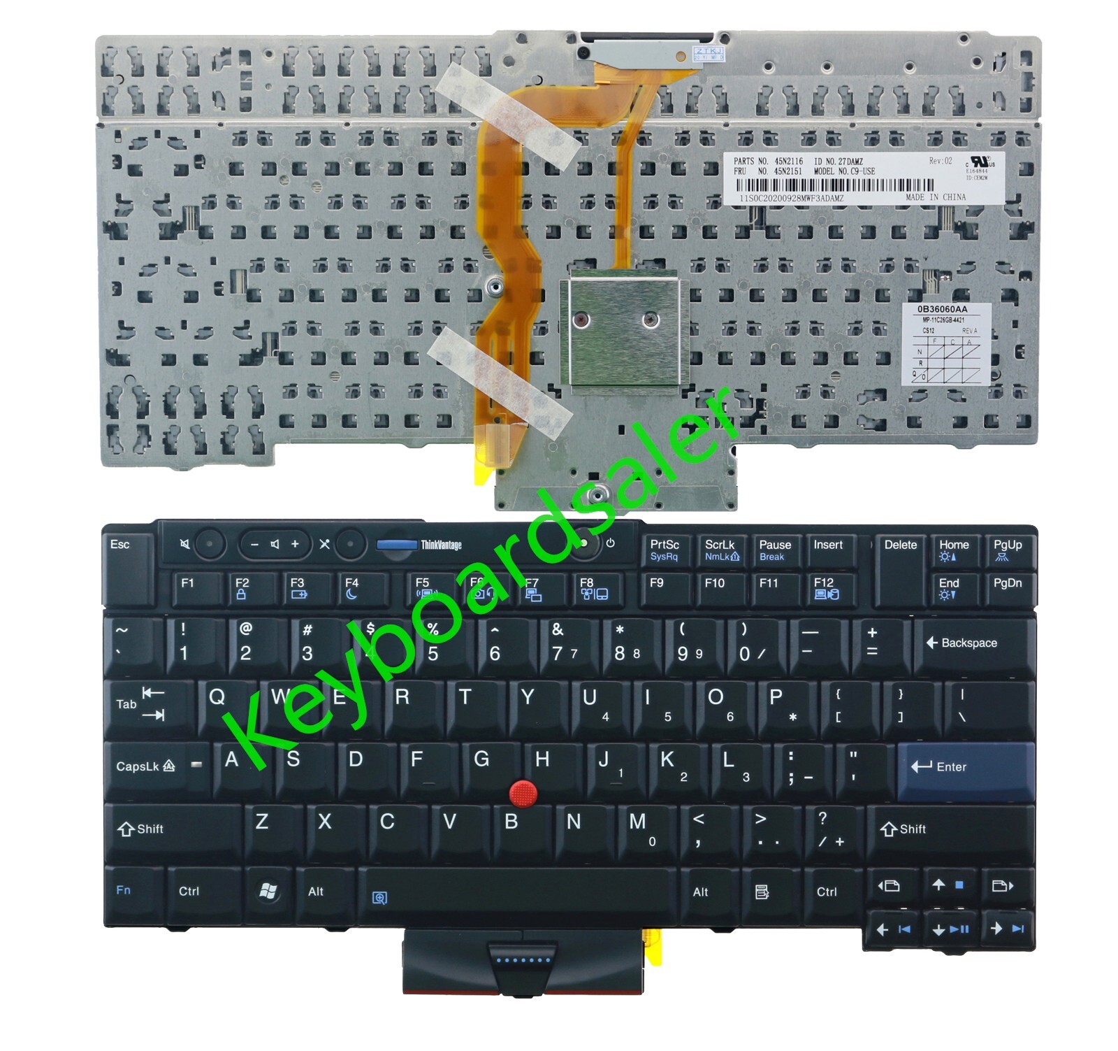 New for lenovo IBM Thinkpad W520 W510 T410 T410s T420 X220 laptop US Keyboard