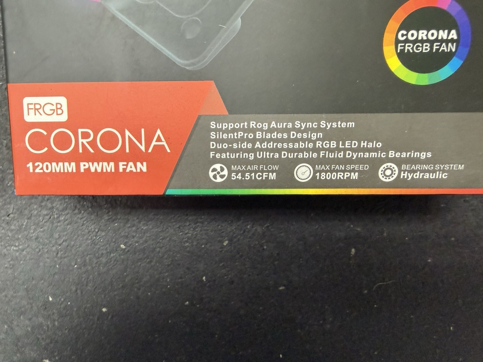 PcCooler FRGB Replacement Supplement Unit Corona 120mm PWM FAN NEW+FREE SHIPPING