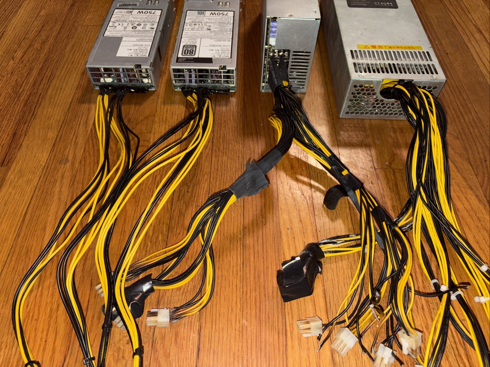 LOT OF 5 Different Assorted ASIC / Computer Power Supply Unit PSU FOR PARTS !!!!