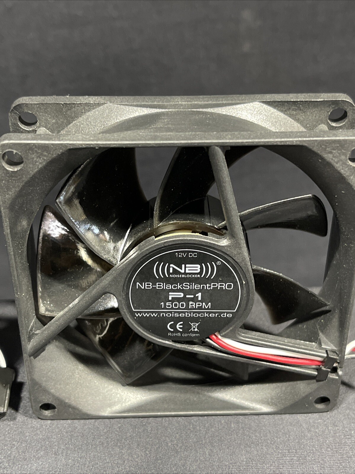 Noiseblocker Black Silent Pro P-1 1500 RMP & Pl-1 900 RPM Computer Case Fan