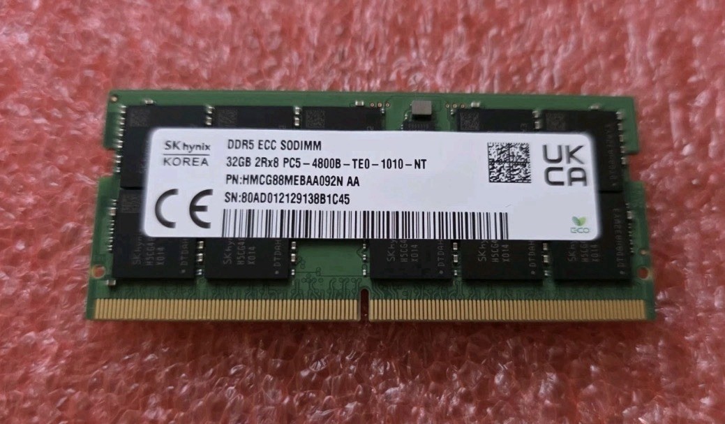 SK HYNIX 32GB DDR5 4800MHz SO-DIMM LAPTOP MEMORY SINGLE MODULE RAM -FULLY TESTED