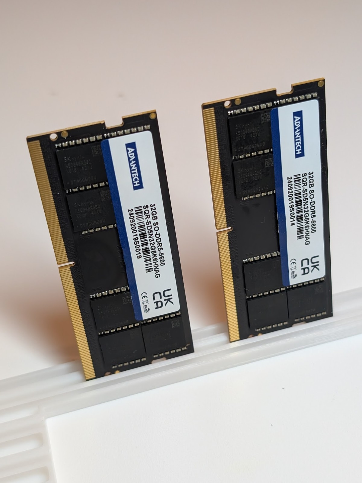 Advantech SQRAM 64GB 2x32GB DDR5 5600 CL46 SODIMM Laptop Memory