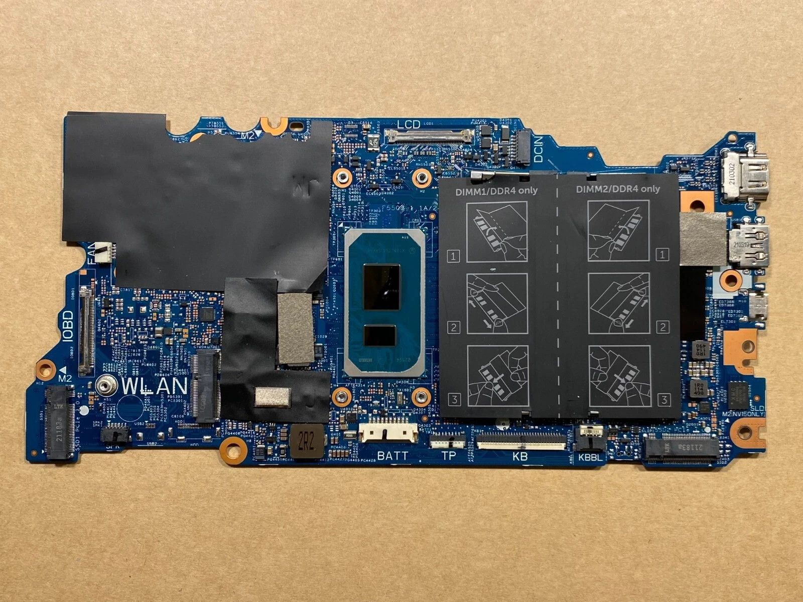 NEW Dell Inspiron 5515 Laptop Motherboard R5 5500U 203076-1 – 0WCD6Y