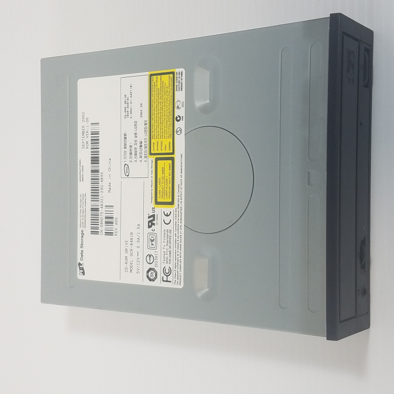 HL Data Storage CD-ROM Optical Drive GCR-8481B Dell Part 08N275