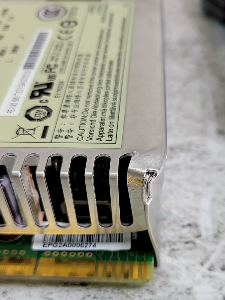 Etasis EFRP-553V3 Redundant Power Supply Unit IPC 550W SEE NOTES