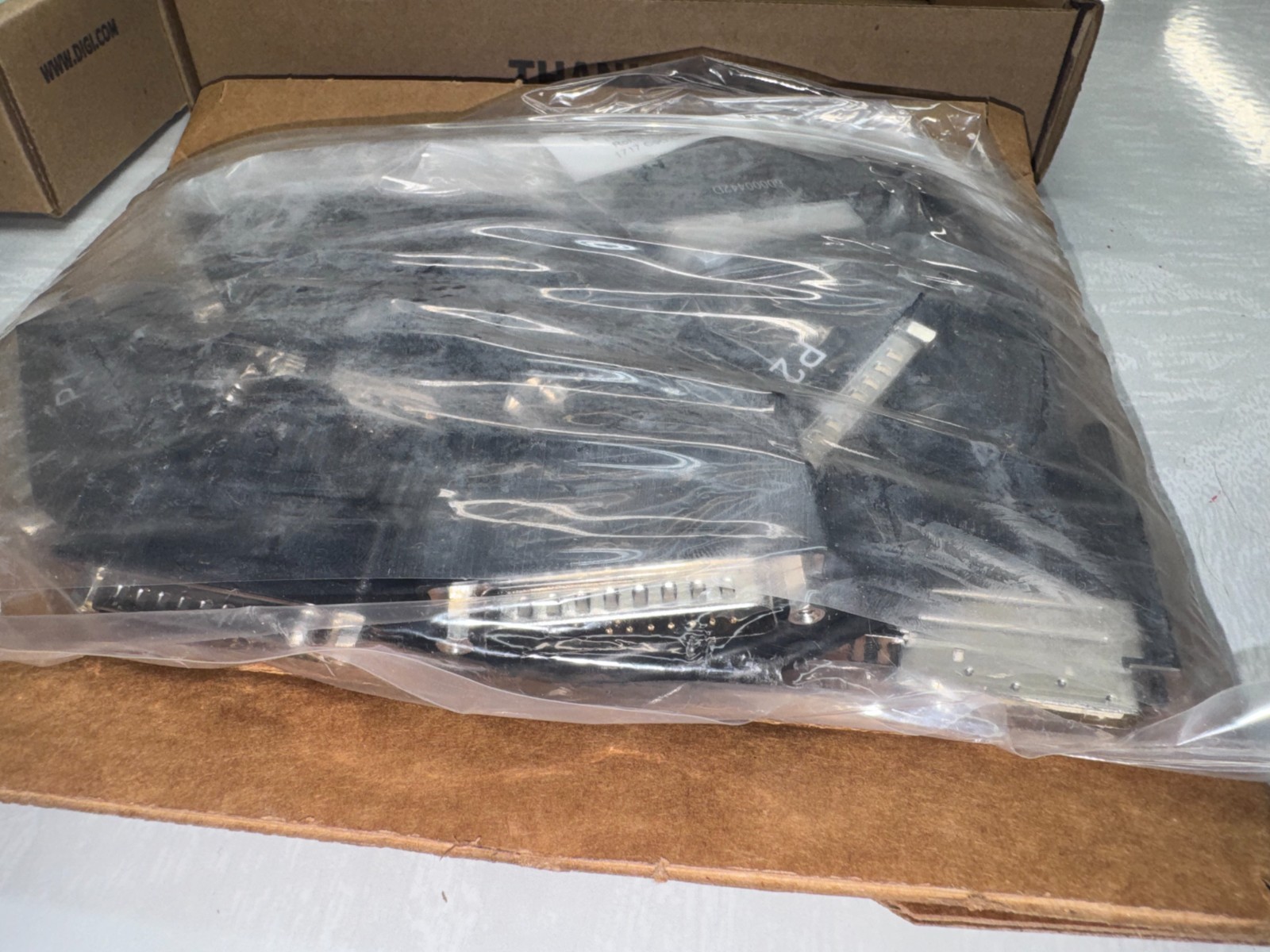 Digi Neo PCIe 8 port 50001341-03 A2 Serial Card with DB25M DTE fanout cable