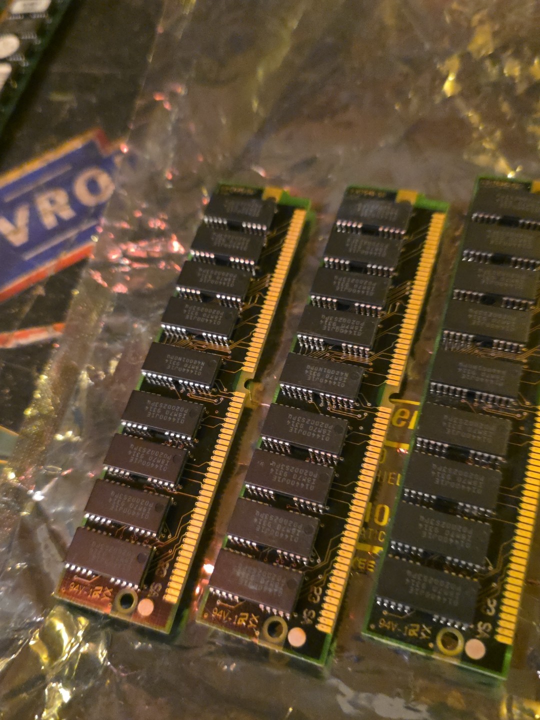 2x 8MB 2Mx40 ECC 72-pin 60ns FPM Parity SIMM Memory 16MB PC RAM Parity IBM #91