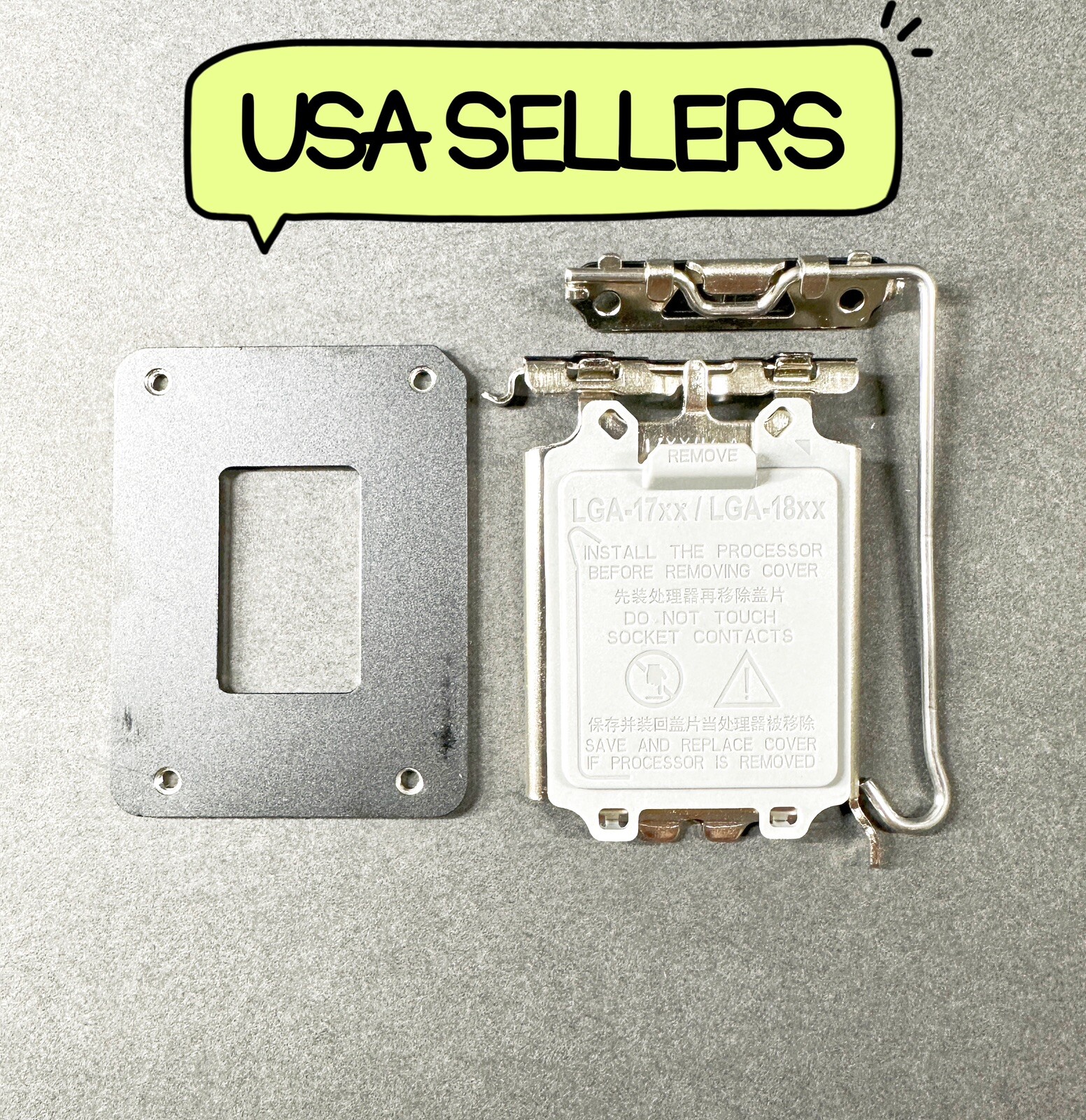 LGA1700 18XX 12th13th CPU base housing iron bracket backplate w/Screws Universal