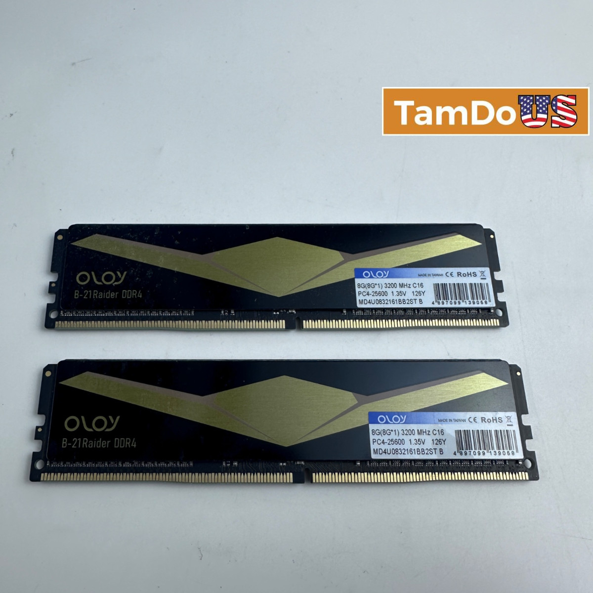 OLOy Owl DDR4 16GB Kit 2x8GB 3200MHz CL16 Desktop RAM Memory MD4U0832161BB2ST