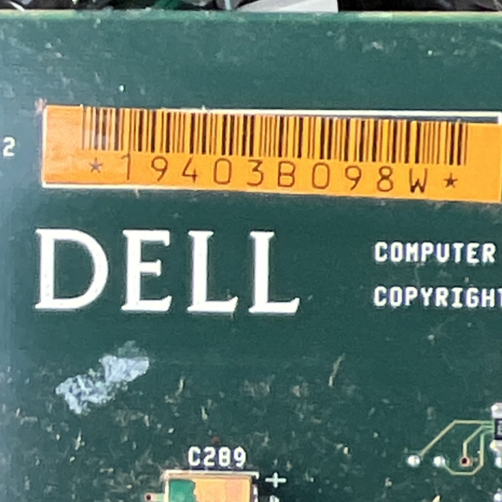 Dell PWB 14085 Rev A01 AT Socket 7 Intel ISA Motherboard FPM DRAM 8x used