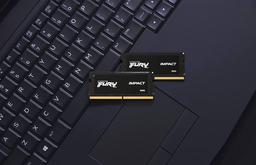 Kingston FURY Impact 64GB (2 x 32GB)DDR5 SDRAM Memory Kit Laptop KF556S40IBK2-64