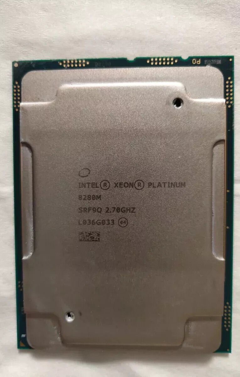 Intel Xeon Platinum 8280M CPU 2.7GHz LGA3647 28Cores 56 Threads Server Processor