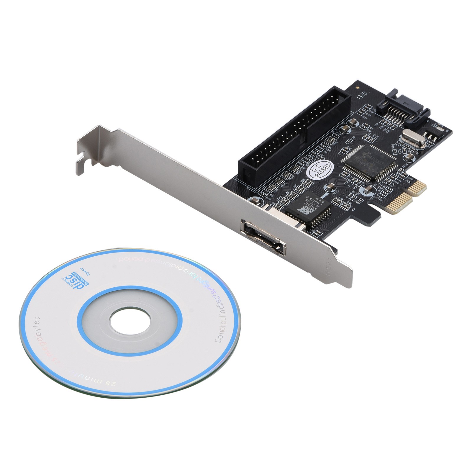 Plug&Play PCI-E to eSATA SATA IDE Expansion Card Raid Controller Adapter JMB363