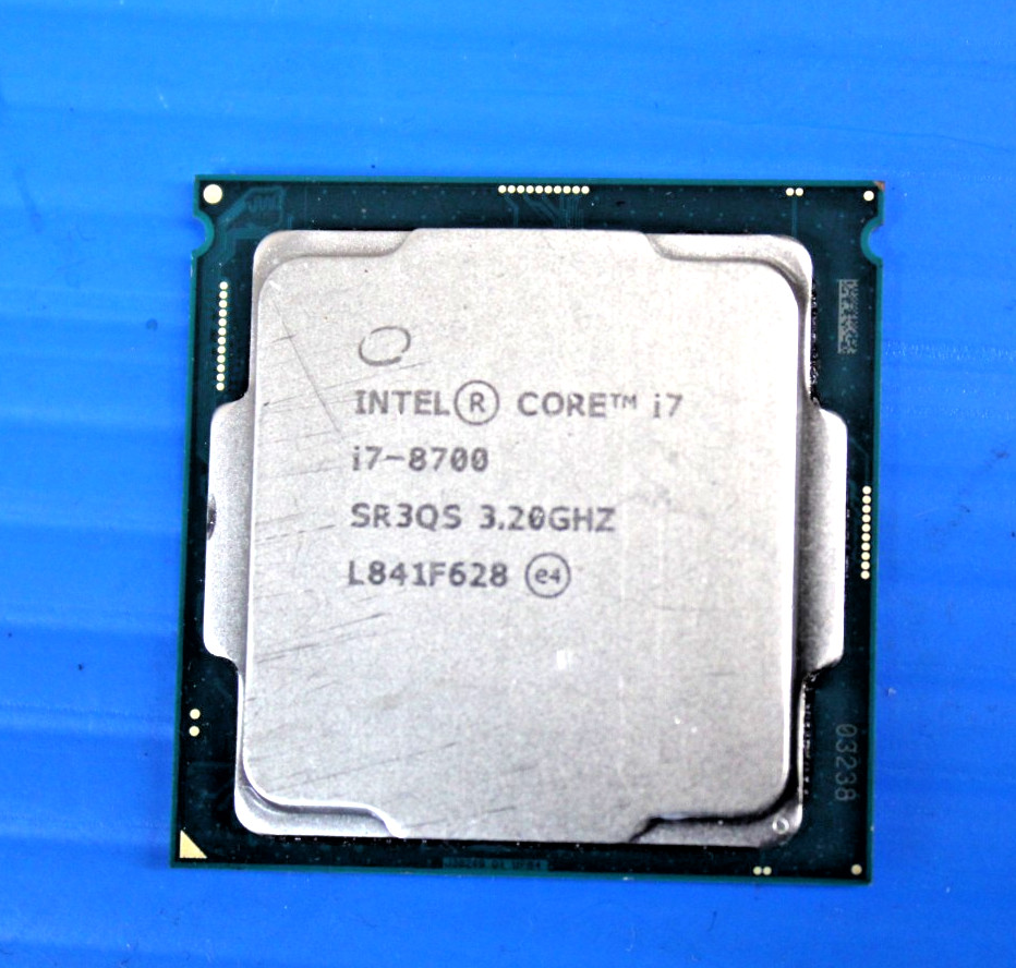 Intel Core i7-8700 SR3QS 3.20GHz 6-Core 12MB LGA1151 Desktop CPU Processor T9-A2