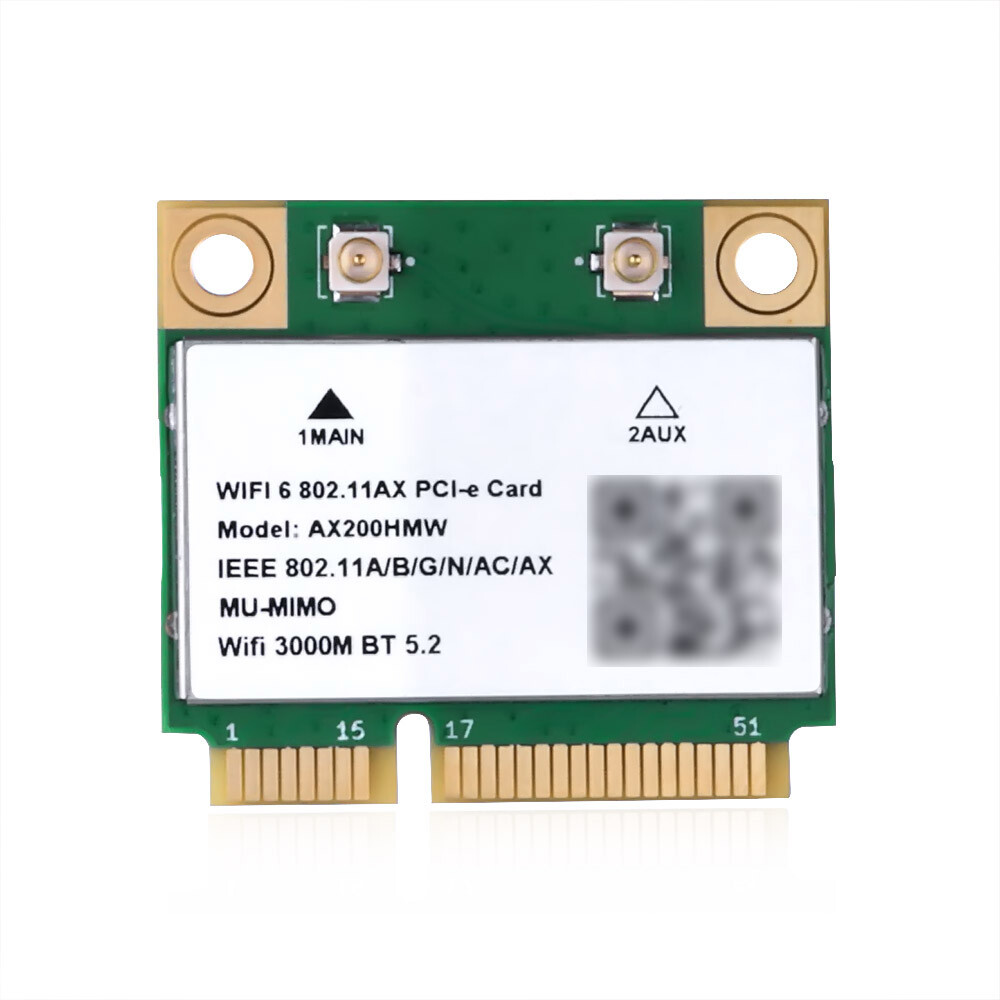AX200HMW AX200 WIFI6 Module MINI PCIE 802.11ax 160Mhz Network Card WIFI Card
