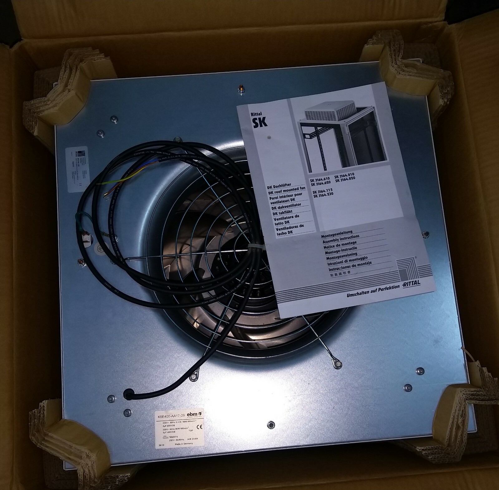 Rittal SK 3164.230 Cooling Fan – Rack Accessory