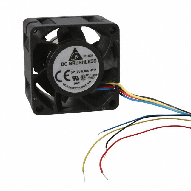 38mm x 38mm x 28mm 4-Wire PWM 12V Super High Speed Fan (FFB03812VHN or AD3812VB)