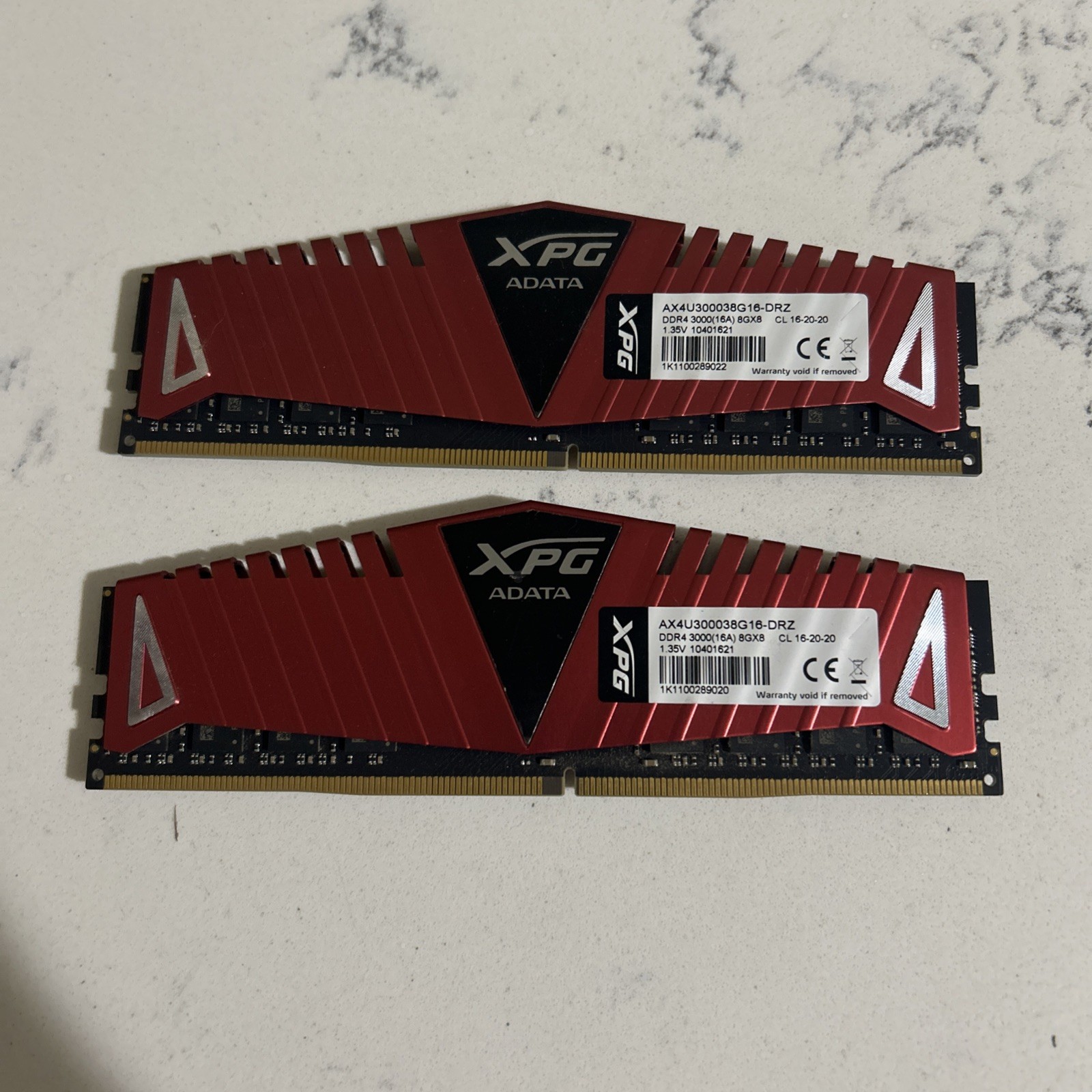 XPG ADATA DDR4 RAM – 16gb (2x 8gb)
