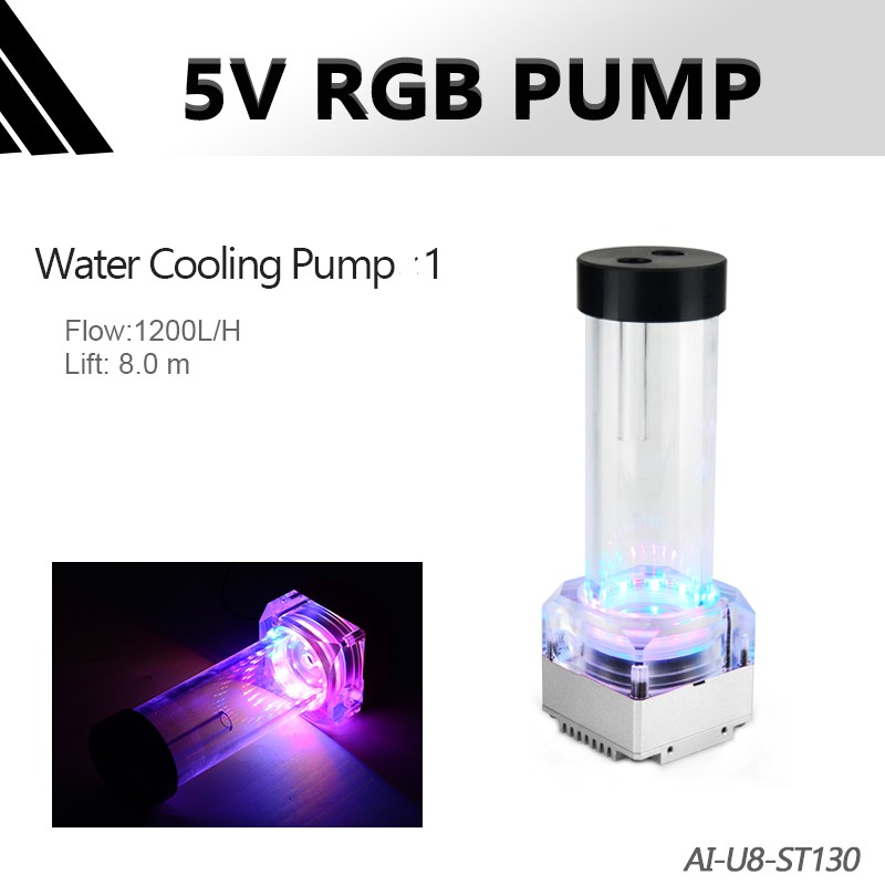 OCOCOO Water Cooling Radiator Pump Kit INTEL/AMD Computer DIY System Fittings