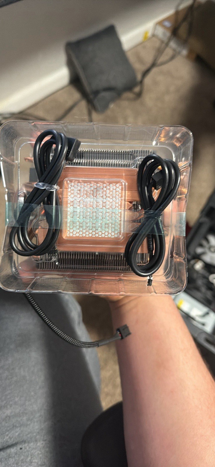 AMD CPU Fan with Heatsink Black Copper Aluminum (AM4)