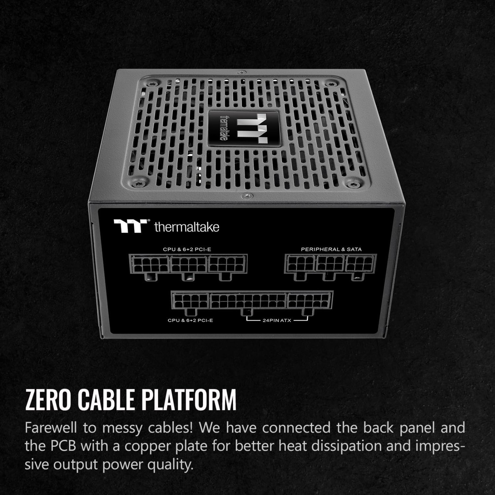 Thermaltake Toughpower GF1 TTP-850AH3FCG 850W Power Supply PS-TPD-0850FNFAGU-1