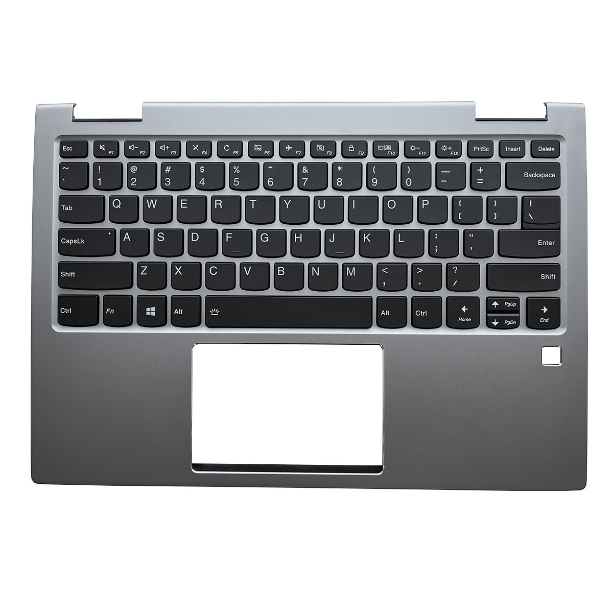 For Lenovo Yoga 730-13IKB Palmrest Backlit Keyboard Upper Case 5CB0Q95936 Silver