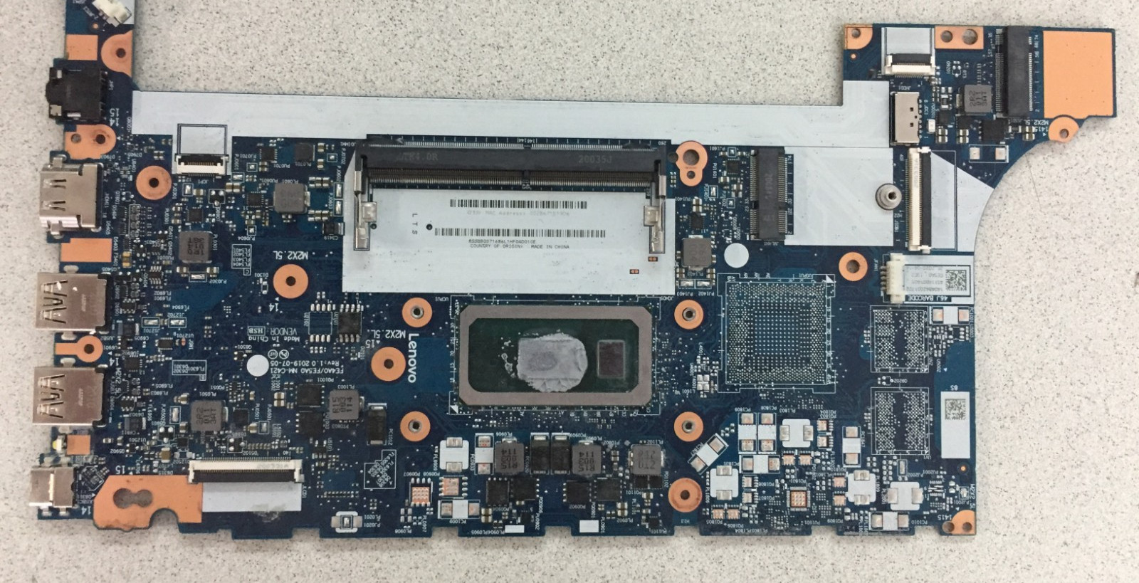 5B20S72223 Lenovo ThinkPad E15 20RD 20RE i5-10210U Gen 2 NM-C421 Motherboard