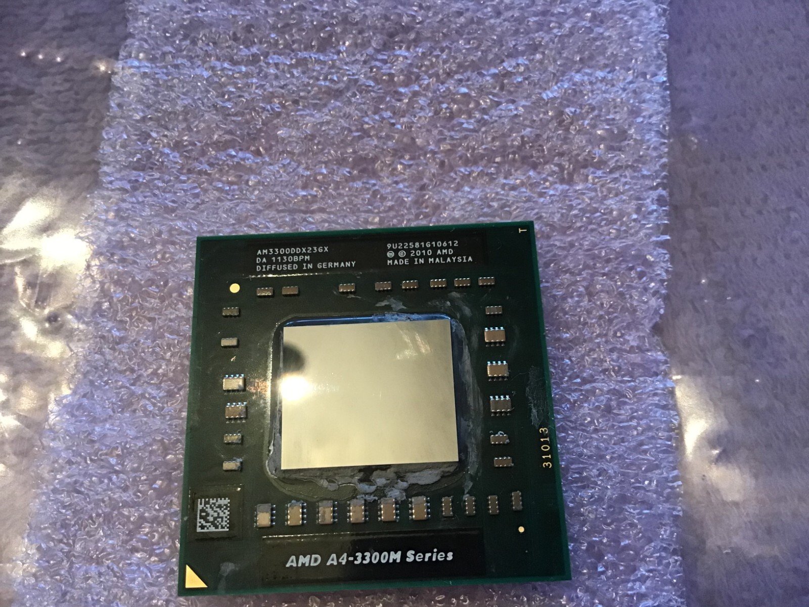 AMD A4-3300M CPU AM3300DDX23GX Mobile Processor X86 Socket FS1 K10