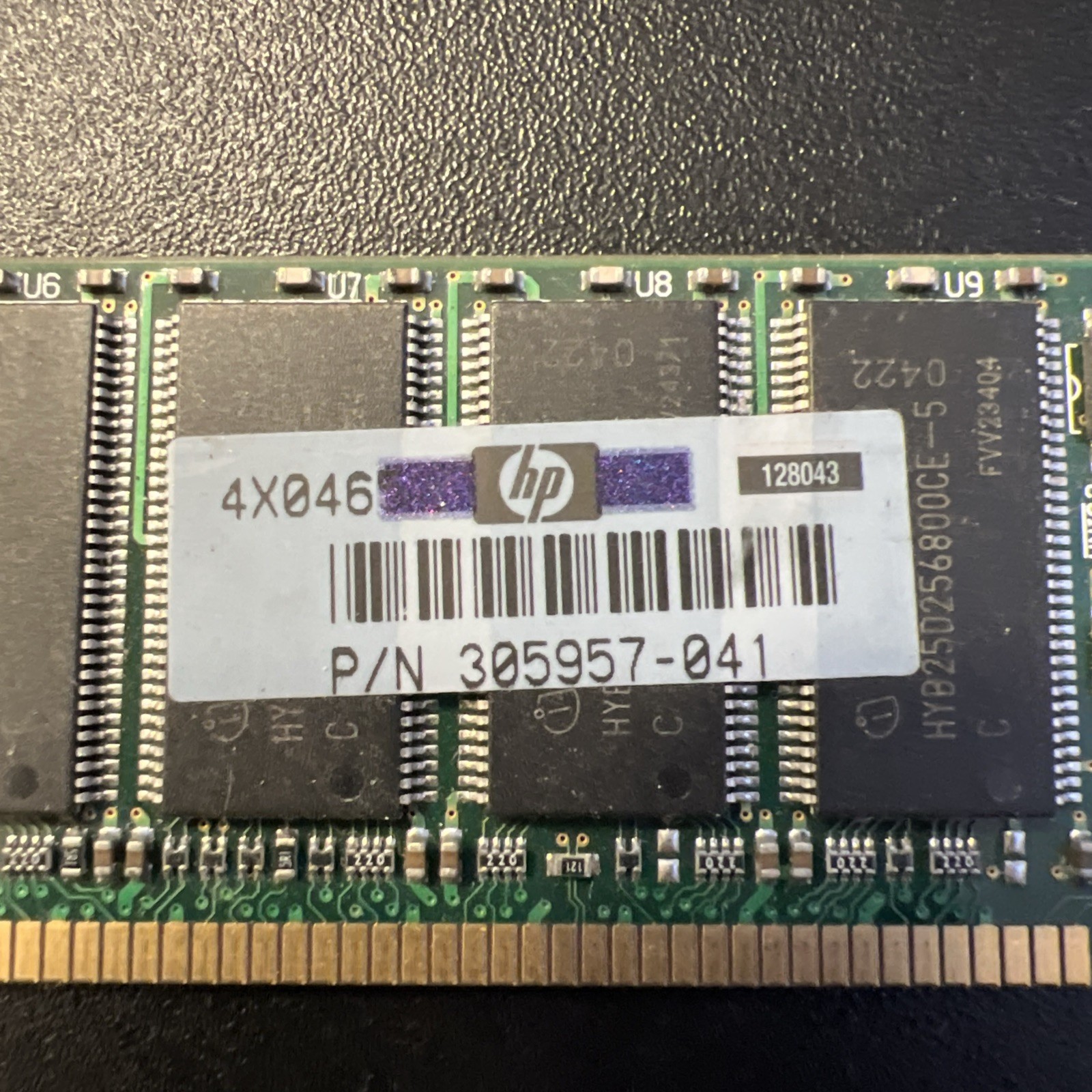HP 256MB PC2700 DDR-333MHz non-ECC Unbuffered CL2.5 184-Pin DIMM