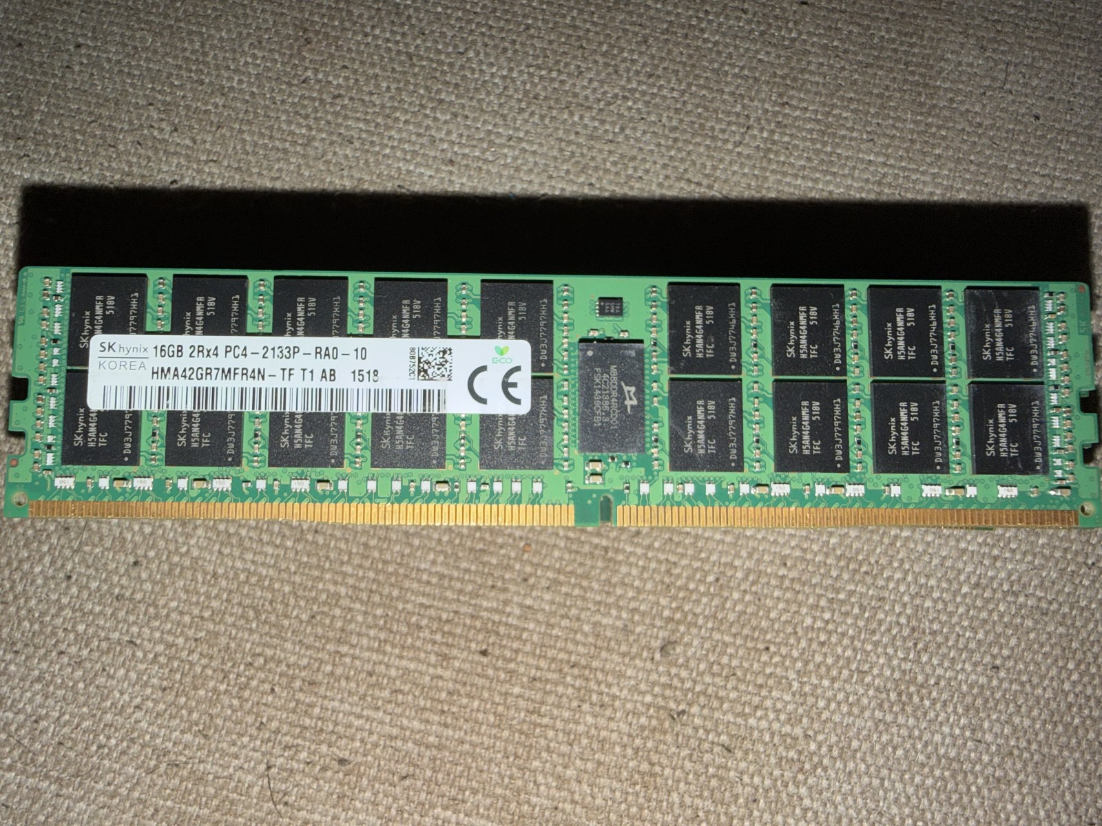 64GB (4x16GB) SK Hynix DDR4-2133 ECC RDIMM PC4-17000 HMA42GR7MFR4N-TF
