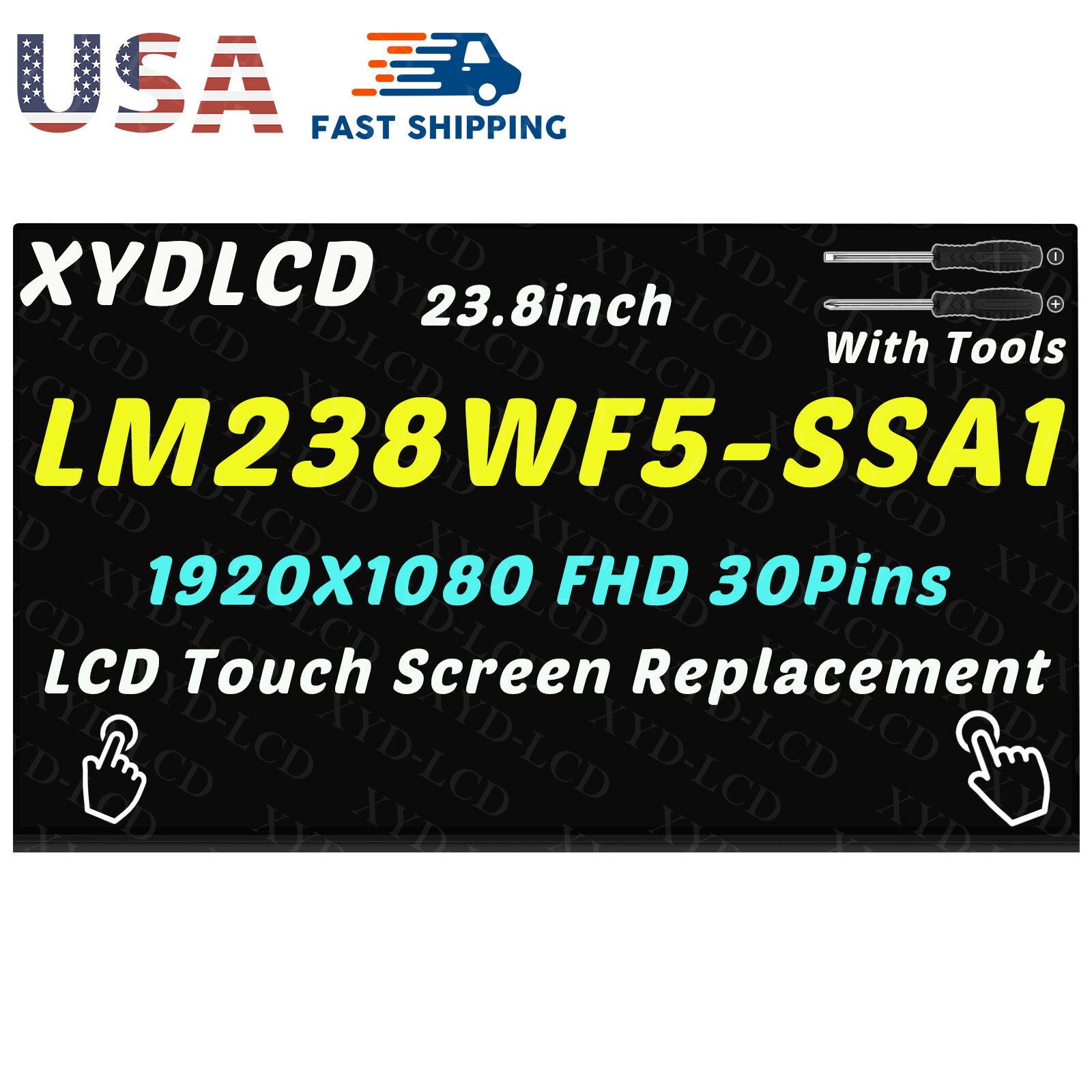 23.8inch LM238WF5(SS)(A1) IPS FHD+ZBD LCD LED Touch Screen Display LM238WF5-SSA1
