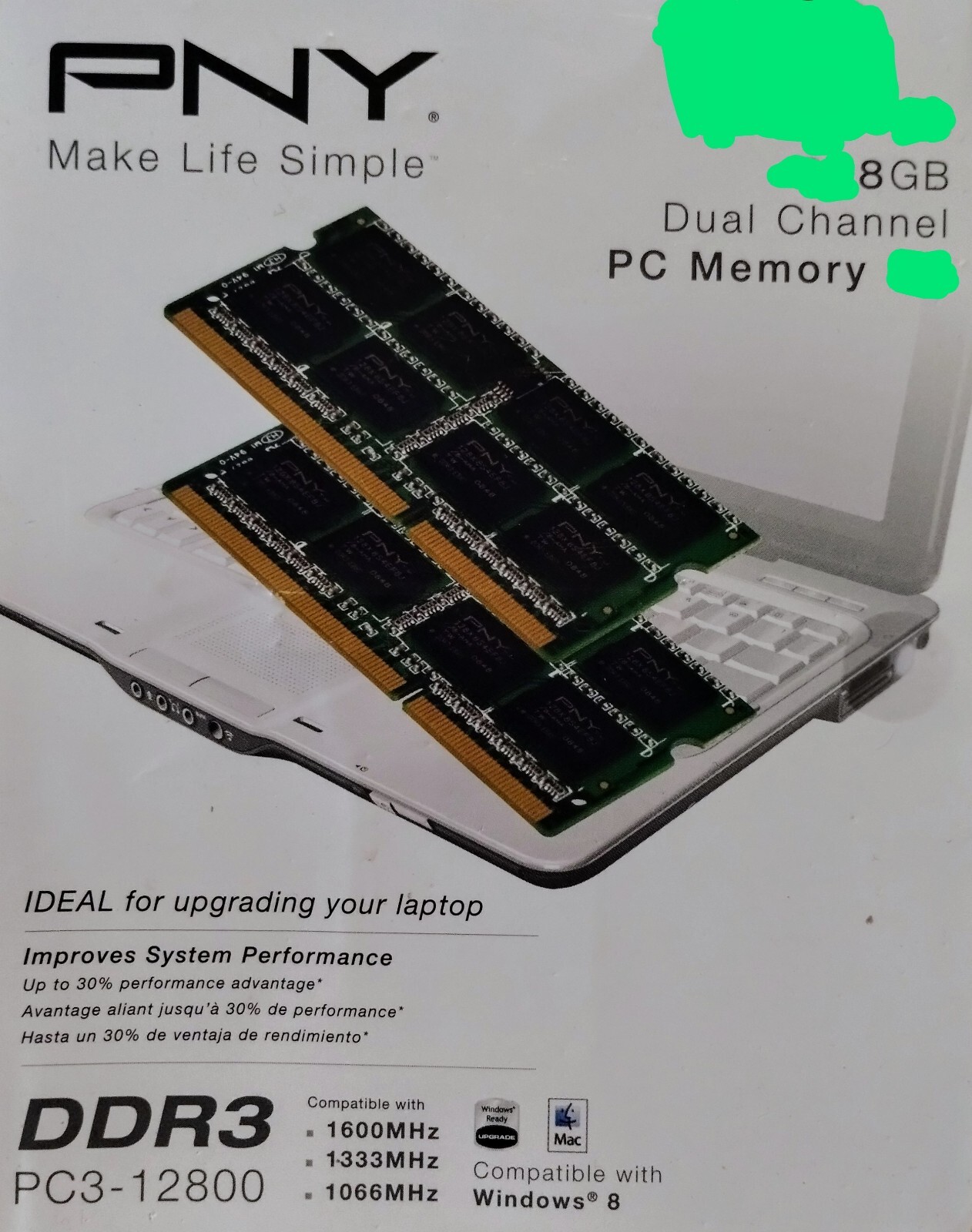 DDR3 8GB Laptop Memory Ram