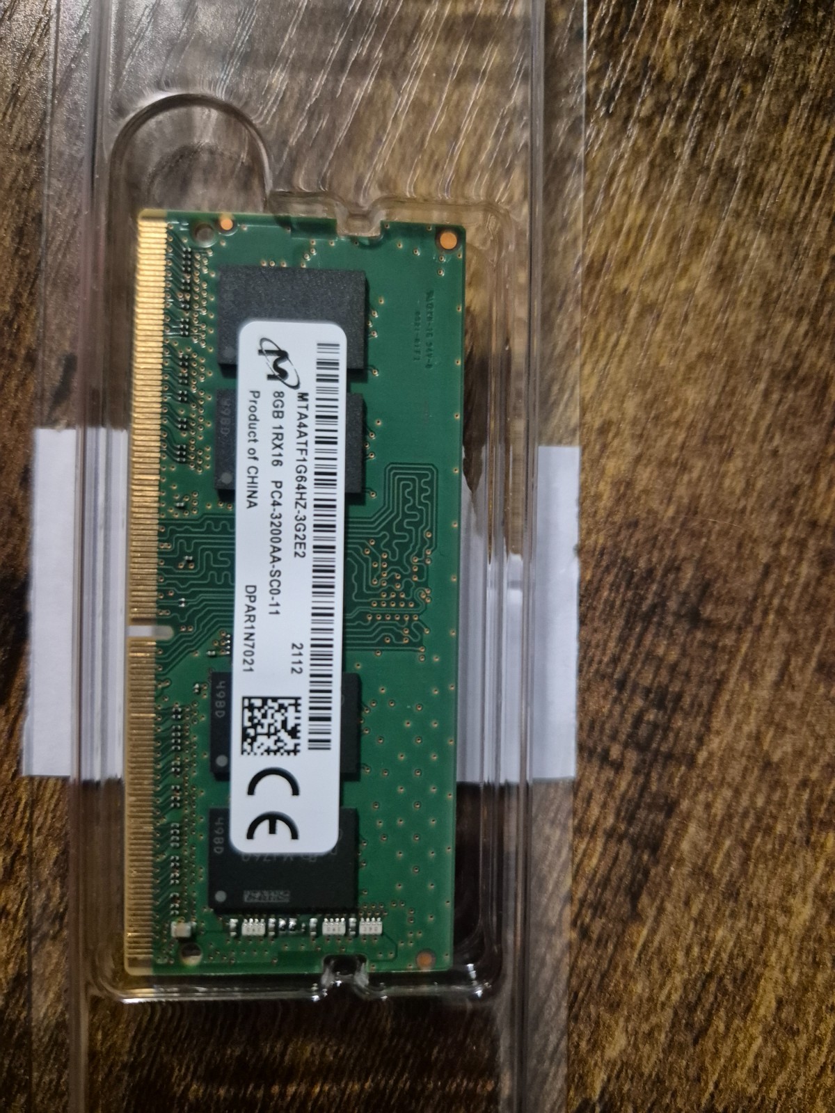 Micron 8GB 1Rx16 PC4-3200AA-SC0-11 SODIMM Laptop Memory MTA4ATF1G64HZ-3G2E2