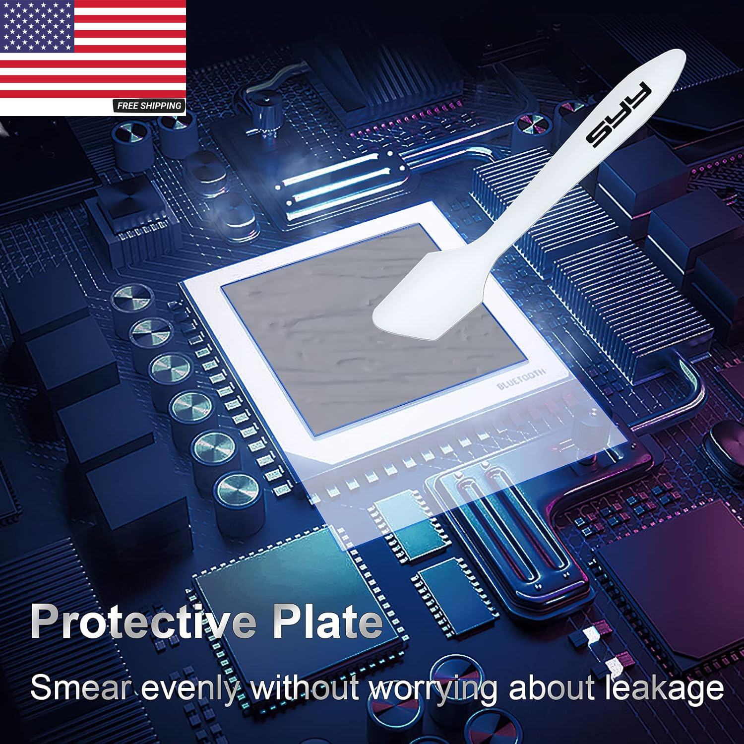 Thermal Paste with Tool Kit, 3 Grams CPU Paste Thermal Compound Paste Heatsink f