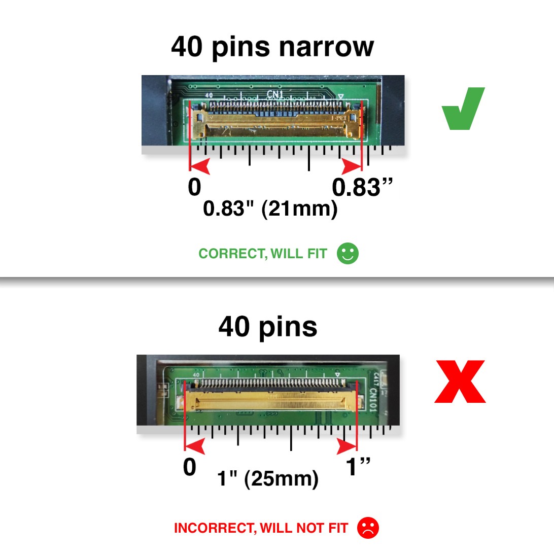 B156HAN12.0 40 Pins FHD Screen Replacement LCD Display With Tools