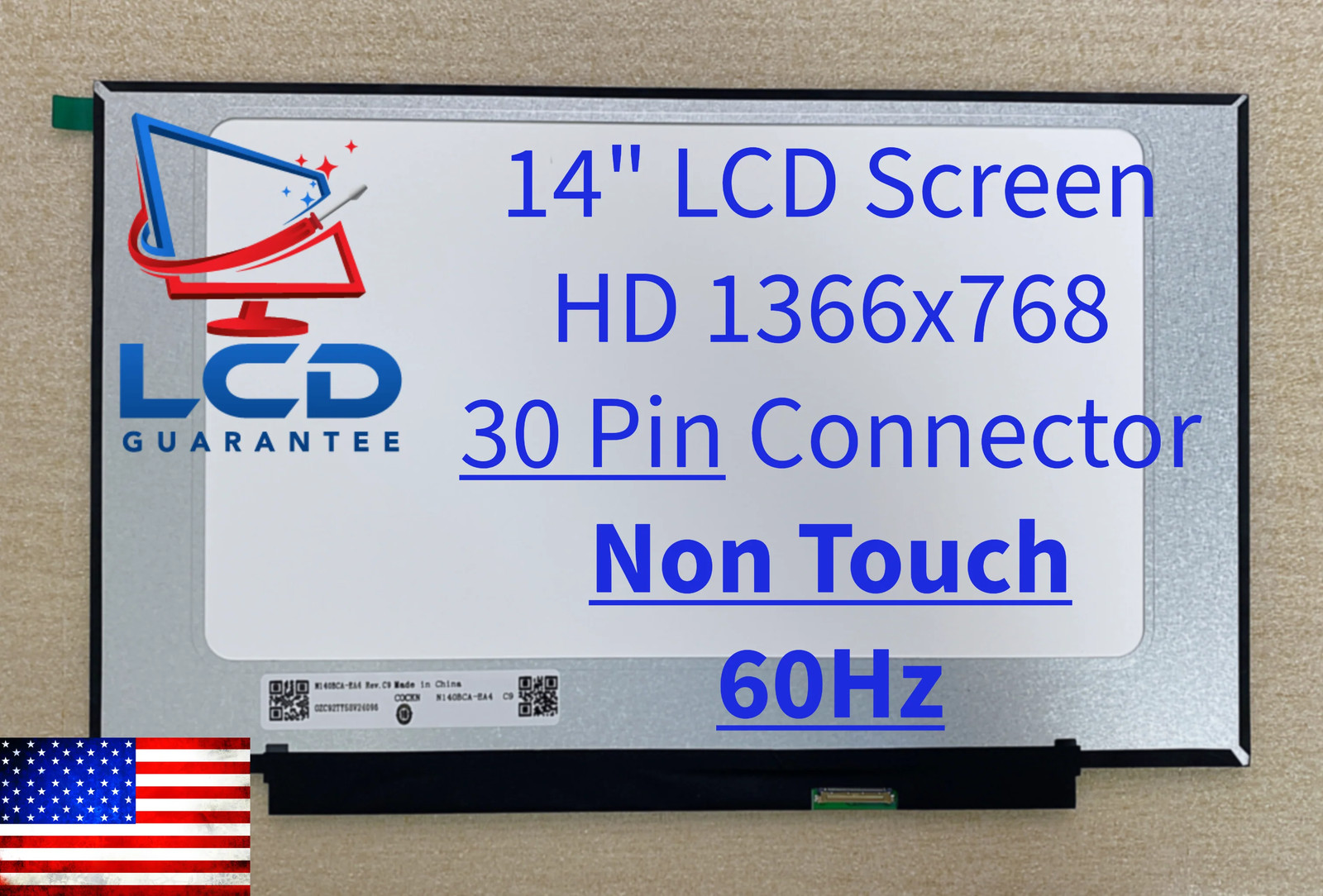 Lenovo L14 Type 20U1 20U2 Series 14″ HD 60Hz Non Touch Laptop LCD Screen