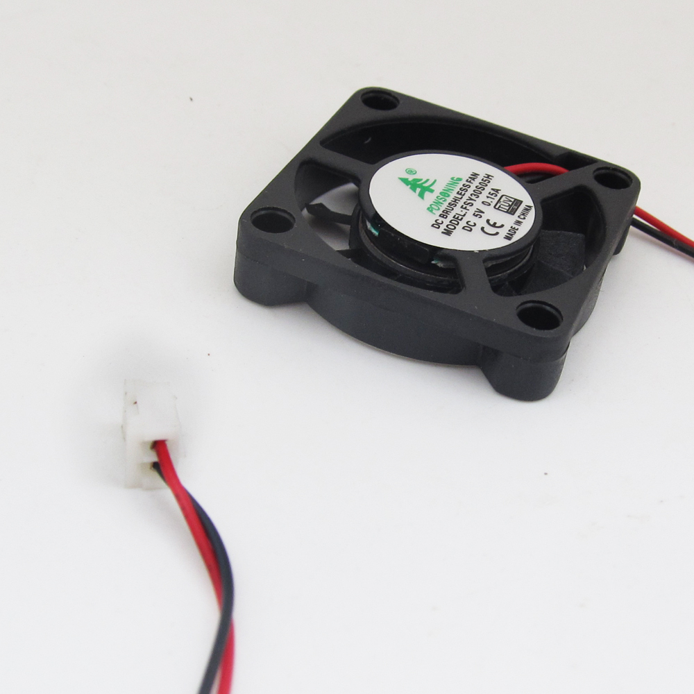 1pc Brushless DC Cooling Fan 30x30x6mm 3006 11blade 5V 0.15A 2pin Connector