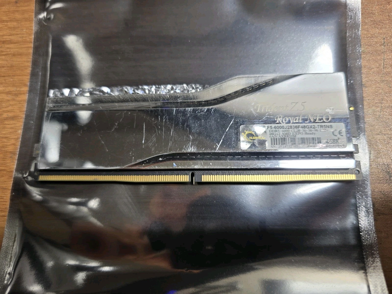 G.SKILL TRIDENT Z5 ROYAL NEO RGB 48GB (1x48GB) DDR5 CL28 6000MHZ RAM