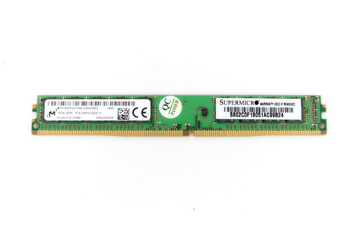 Micron Supermicro 16GB DDR4 2666 MTA18ADF2G72AZ-2CG6H1RZG ECC Server RAM | 1y…