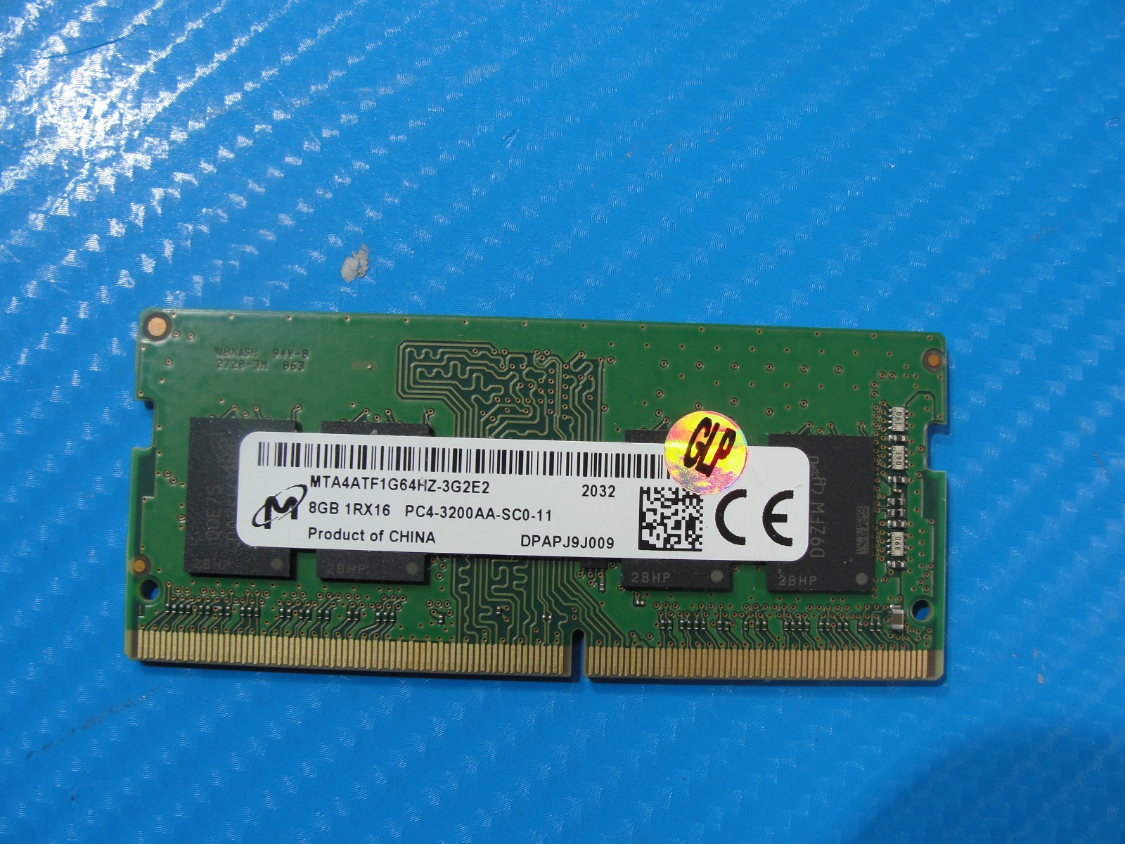 HP 15-cs3153cl Micron 8GB SO-DIMM PC4-3200AA Memory RAM MTA4ATF1G64HZ-3G2E2