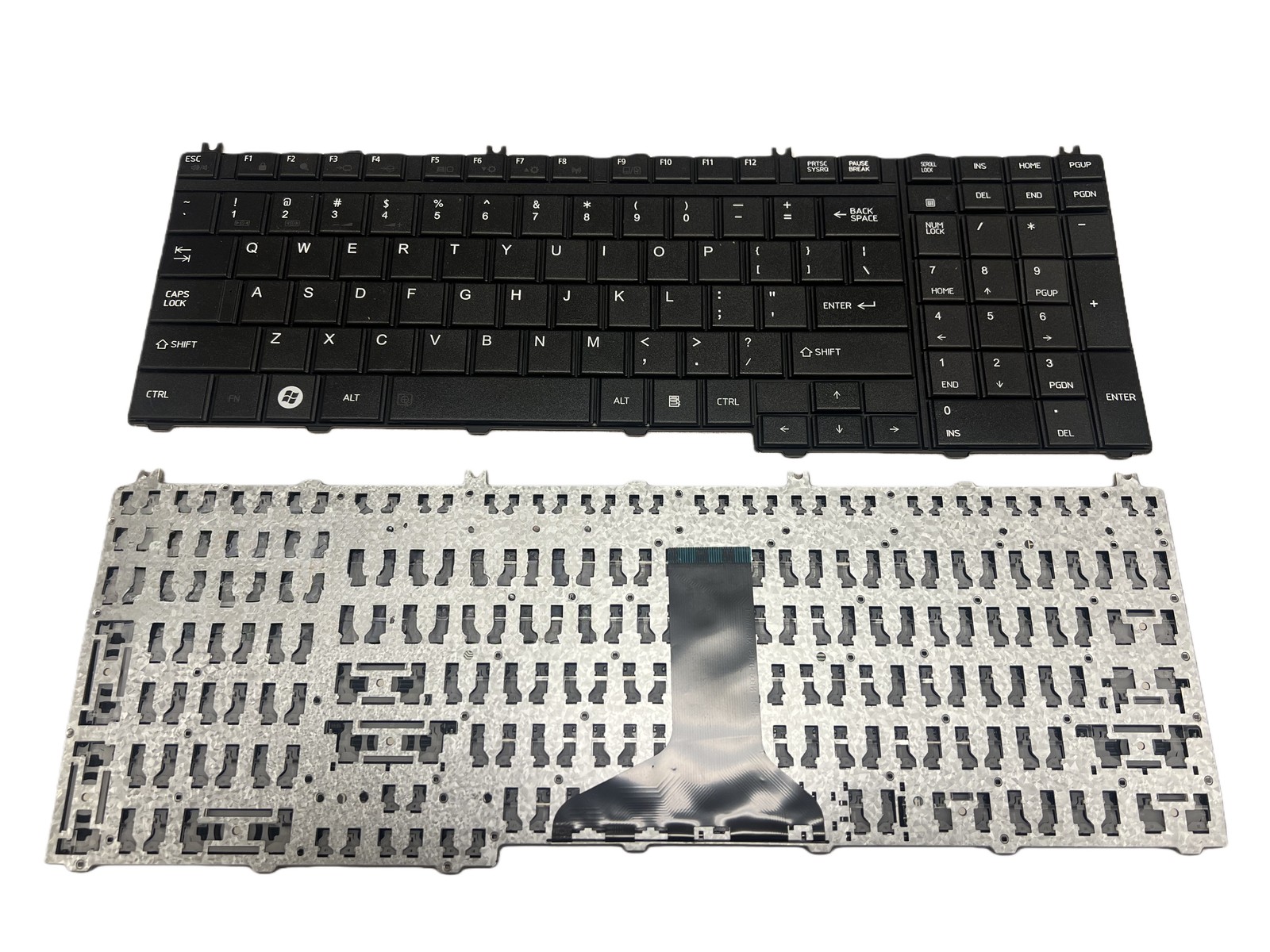 NEW Toshiba Qosmio F750 Laptop US Keyboard Matt black