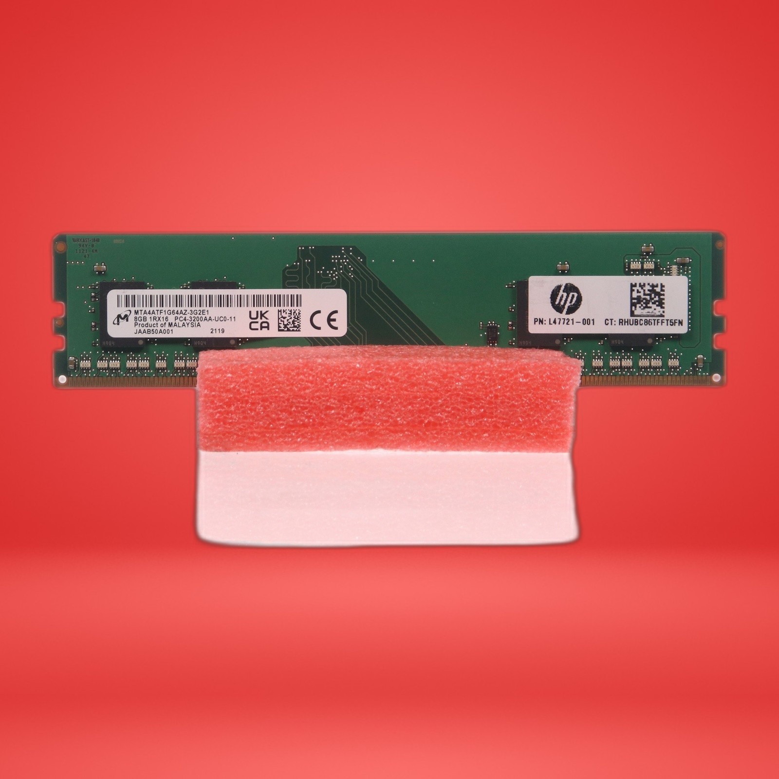 Micron 8GB DDR4 DIMM PC4-3200AA 288-Pin Server Memory MTA4ATF1G64AZ-3G2E1